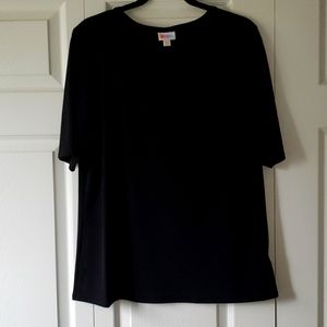 Solid Black LuLaRoe Gigi 3XL shirt